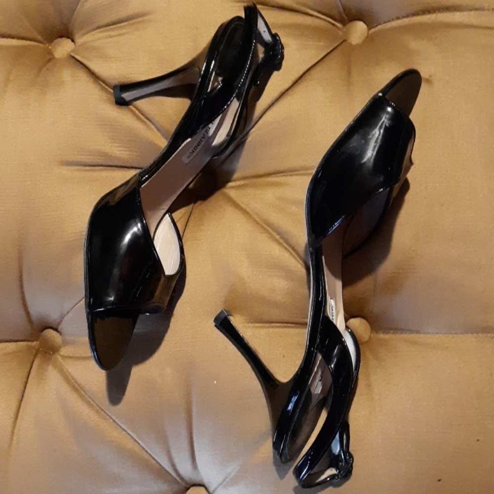🌹Manolo Blahnik black sling back pumps🌹 - Picture 6 of 8